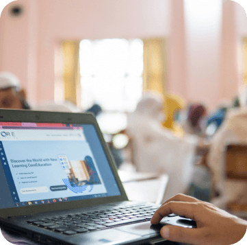 Writing on Laptop
